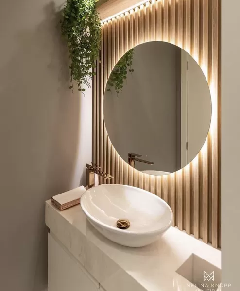 Preço espelho redondo para lavabo em Porto Alegre